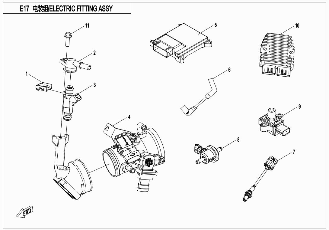 E17 - ELECTRIC FITTING ASSY