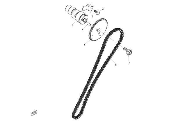 E02-7 - CAMSHAFT OF CYLINDER 2 ASSY