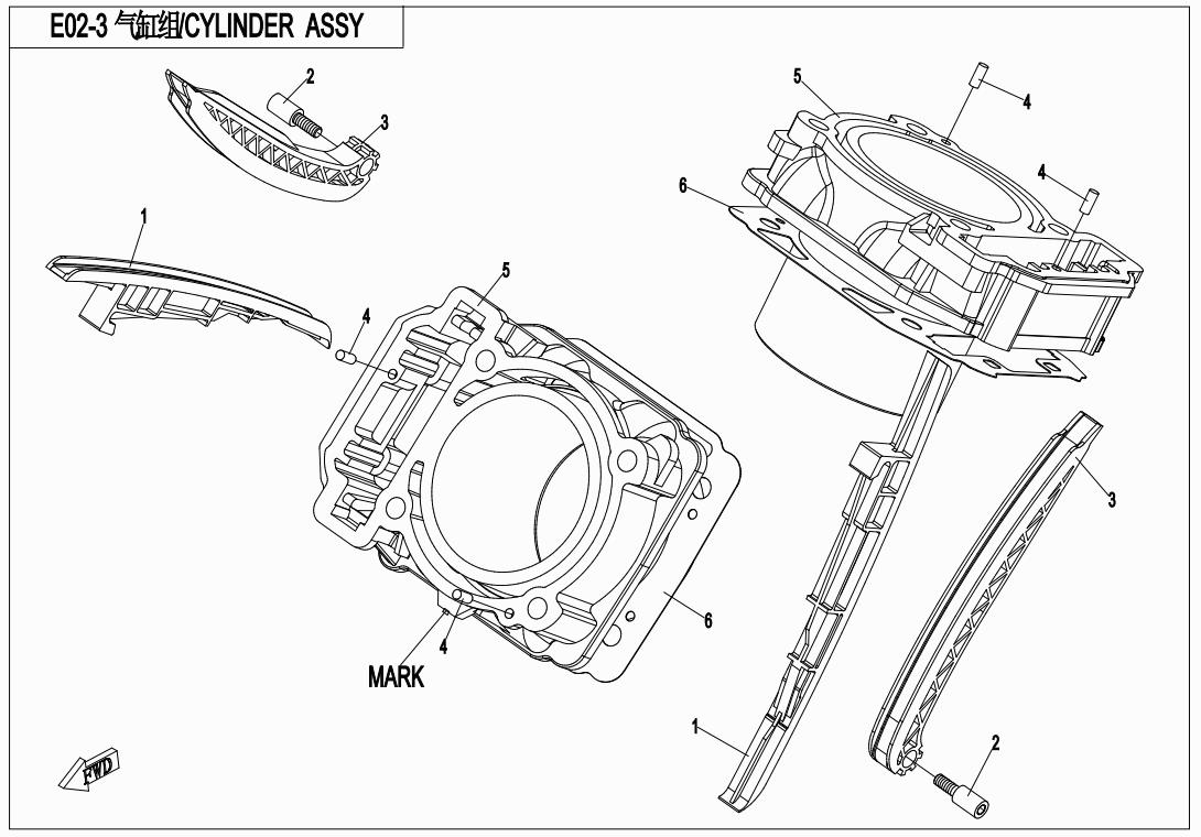 E02-3 - CYLINDER ASSY