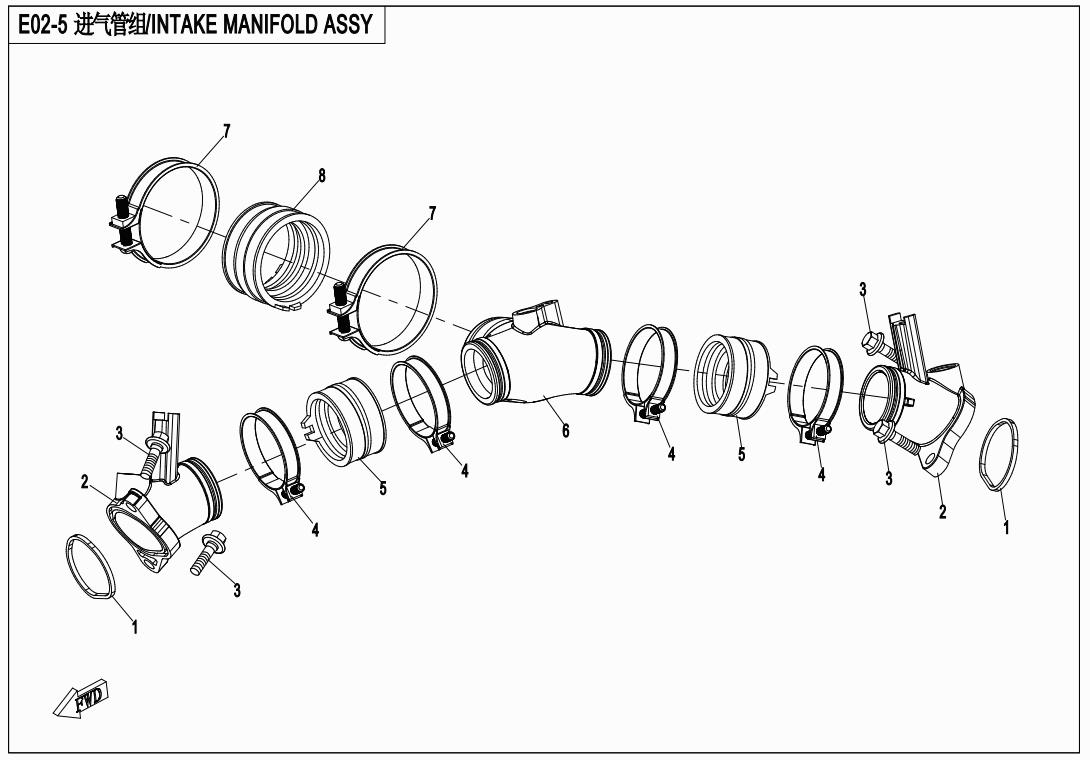E02-5 - INTAKE MANIFOLD ASSY