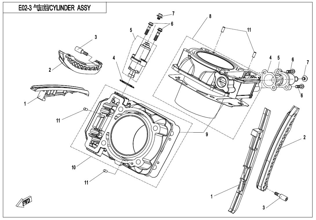 E02-3 - CYLINDER ASSY
