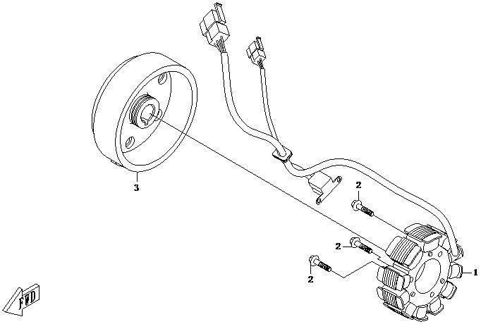 E11 - MAGNETO STATOR ASSY.