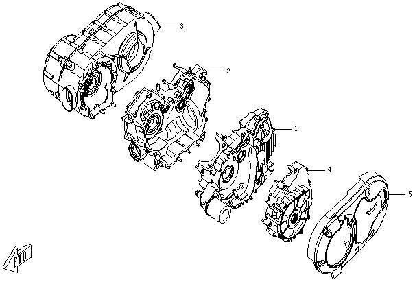 E01 - CRANKCASE ASSY
