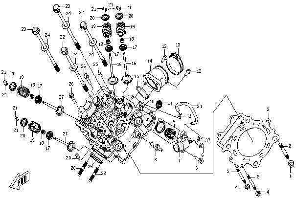 E08 - CYLINDER HEAD