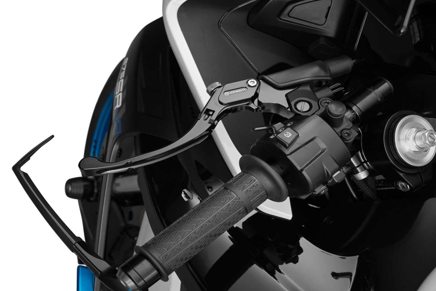 6AQV-803000-1001-10 - BILLET CLUTCH LEVER BLACK 675SR-R