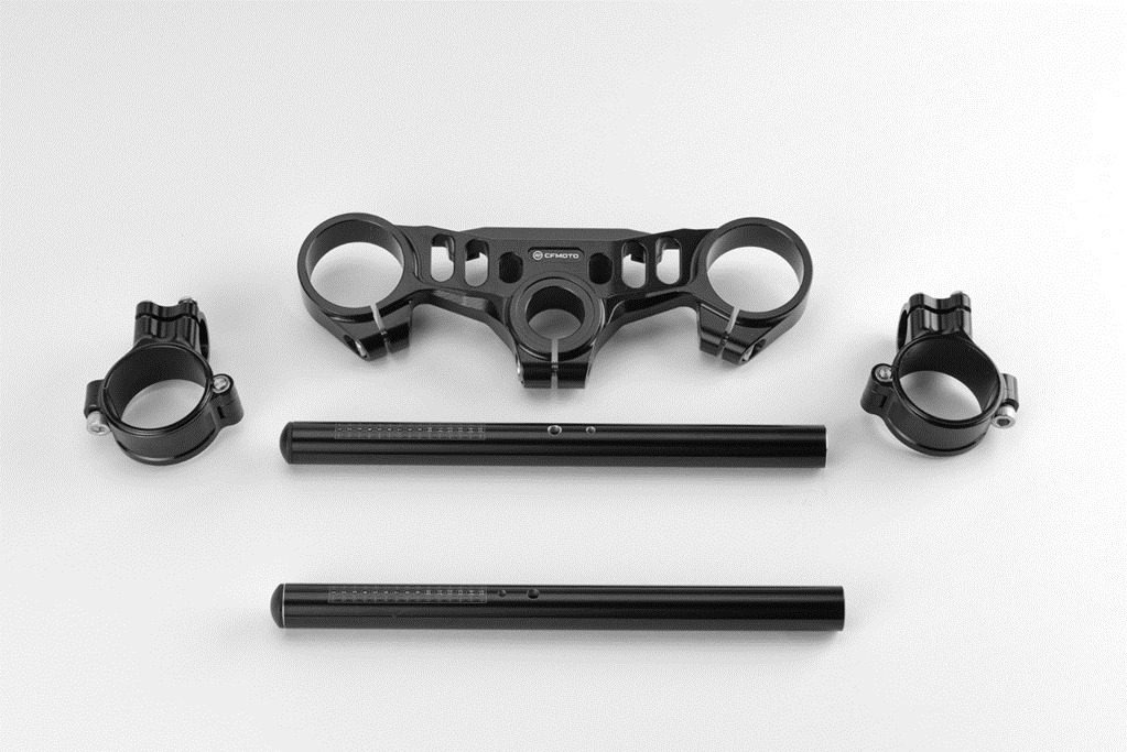 6GUV-802600-5603 - CNC TRIPLE CLAMP & CLIP ON BAR SET 675SR-R