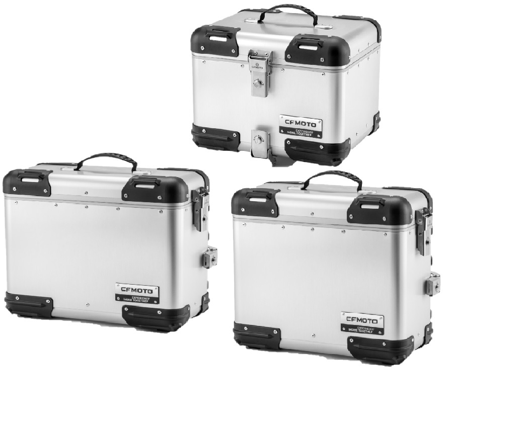 6WWV-808000-5001 - LUGGAGE KIT SILVER (WITH ALU TOP CASE & SIDE CASES (LH & RH))