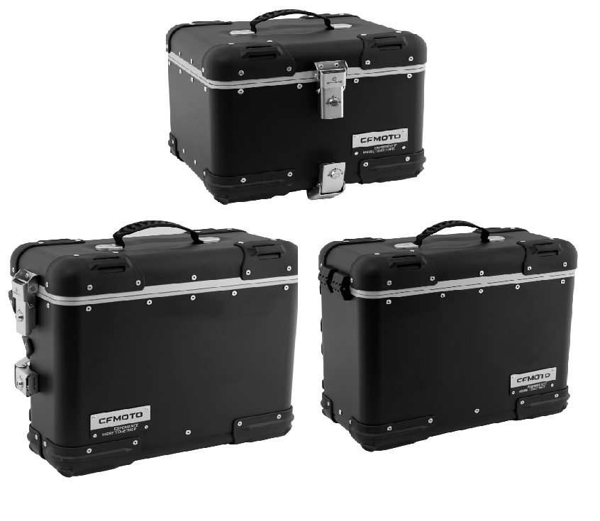6WWV-808000-5002-10 - LUGGAGE KIT BLACK (WITH ALU TOP CASE & SIDE CASES (LH & RH))