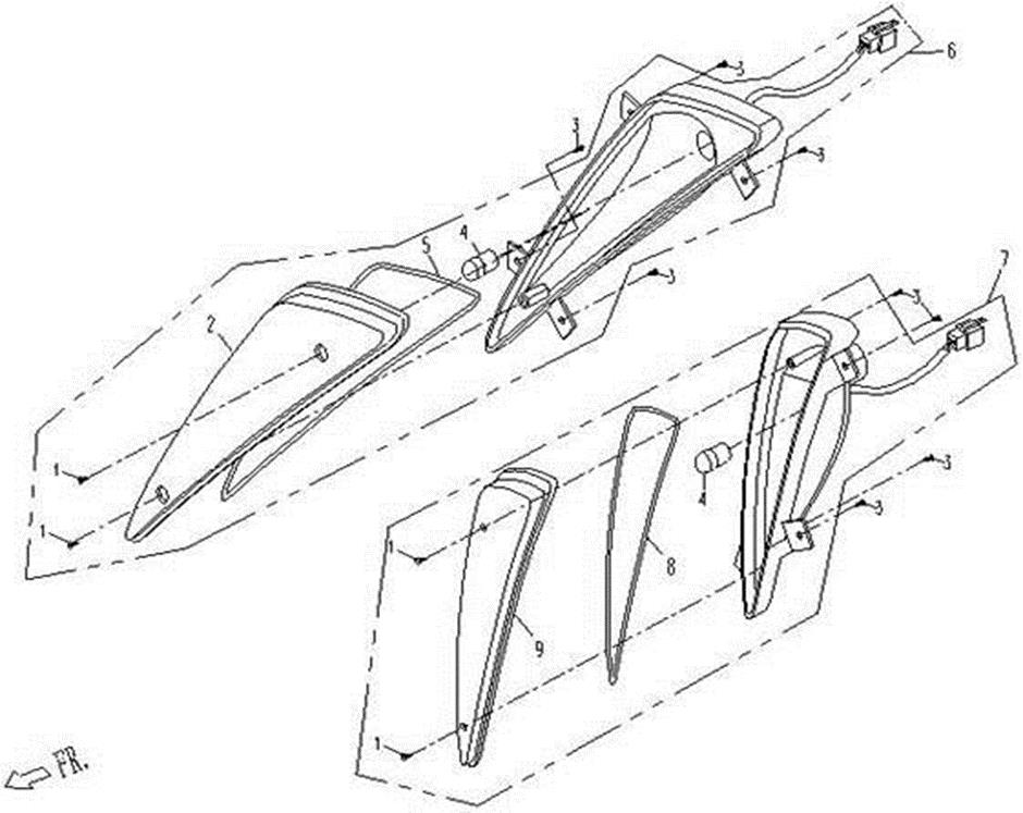 F13-2 - FRONT TURN LIGHT(FOR 3RD TYPE FACE)