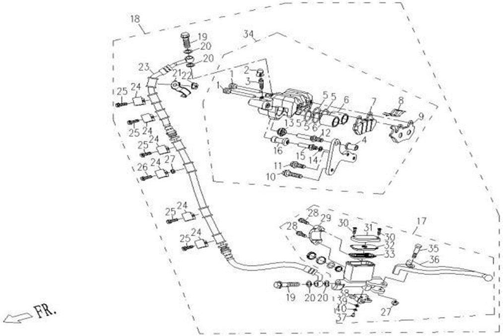 F17 - HYDRAULIC BRAKE (REAR)