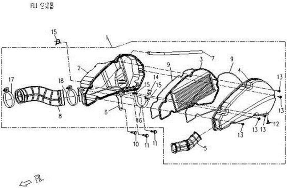 F24 - AIR FILTER (CARBURETOR)