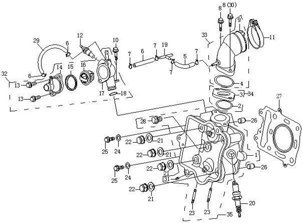 E07 - CYLINDER HEAD ASSY