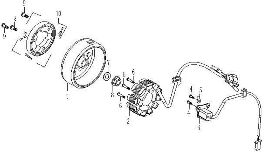 E09 - FLYWHEEL ASSY