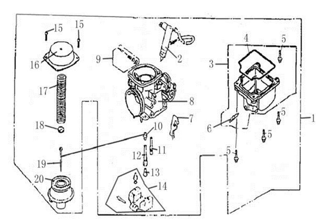 E17 - CARBURETOR ASSY