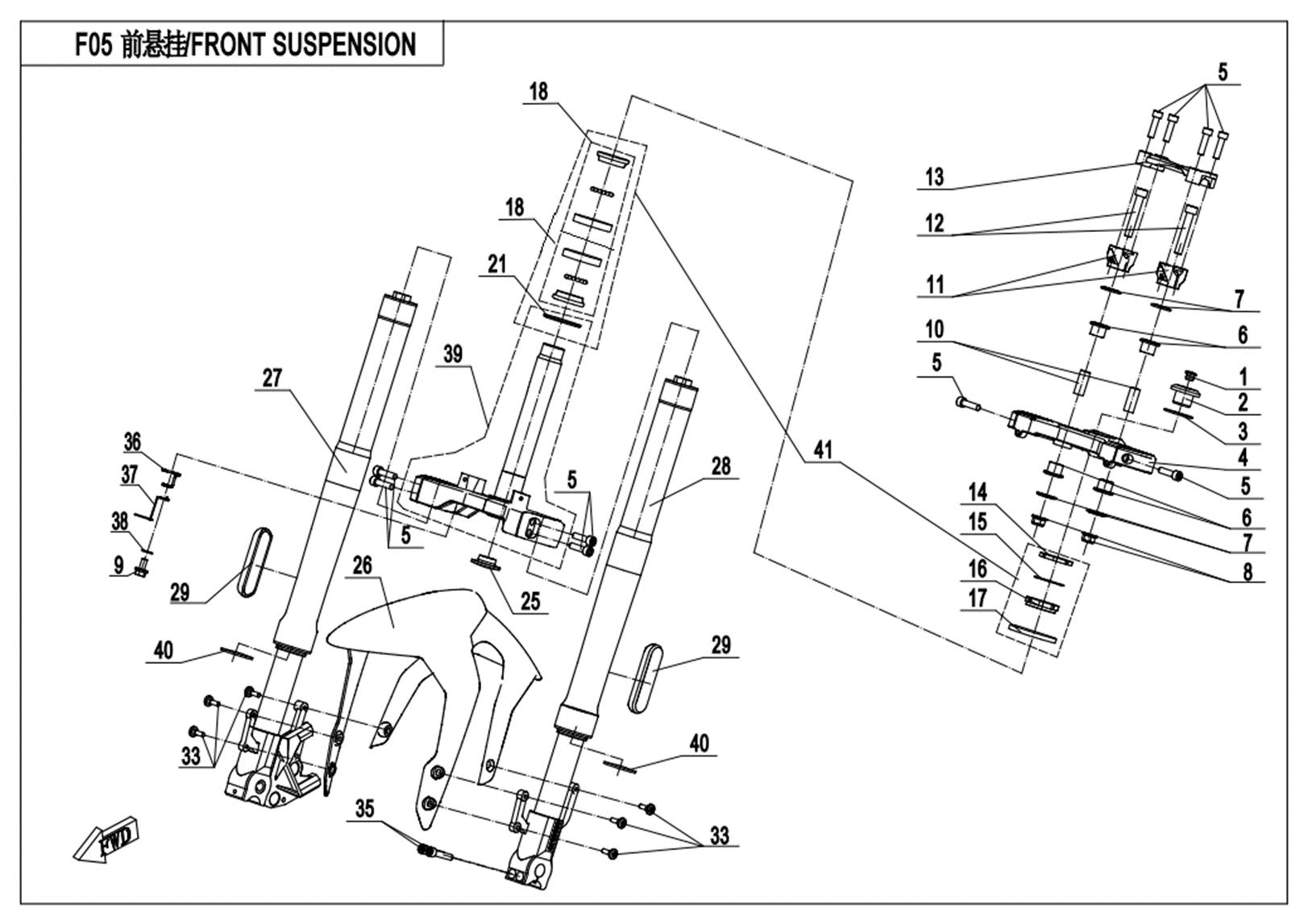 F05-A - FRONT SUSPENSION