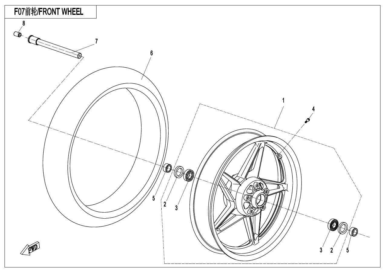 F07 - FRONT WHEEL