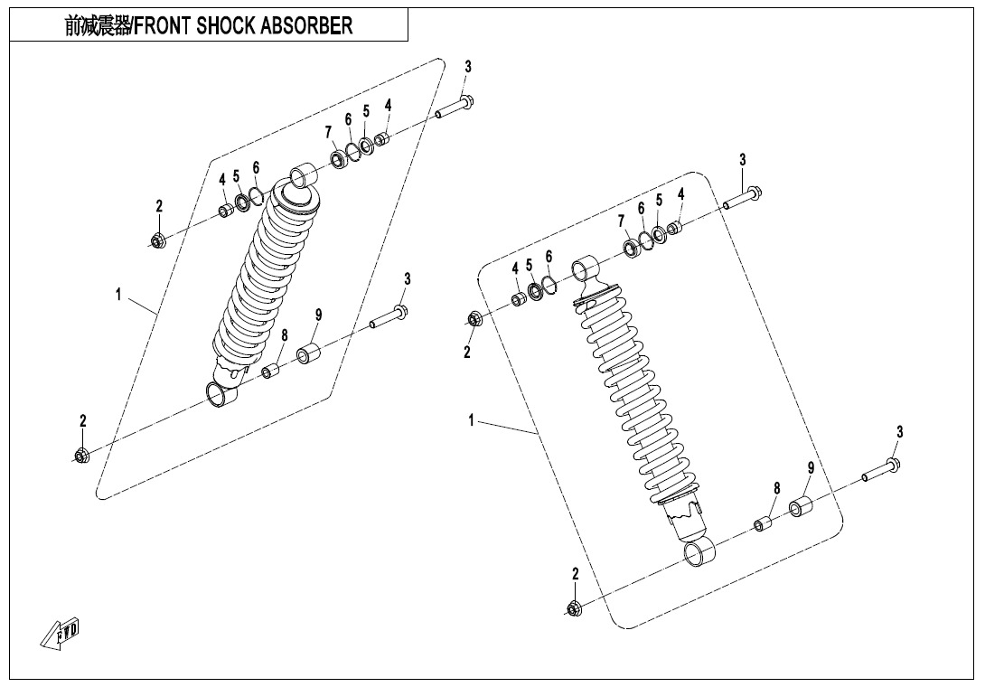 F05-2-A - FRONT SHOCK ABSORBER-OIL