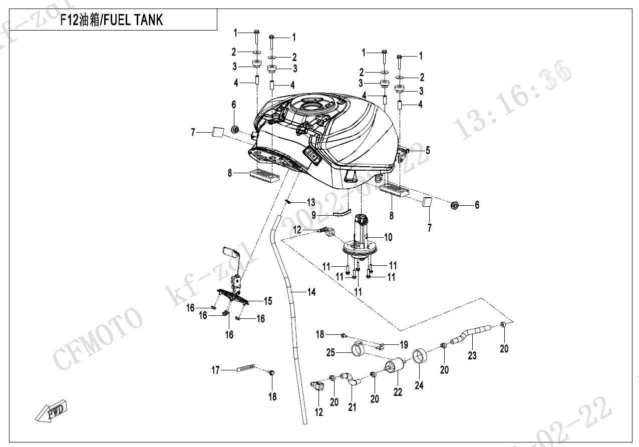 F12 - FUEL TANK