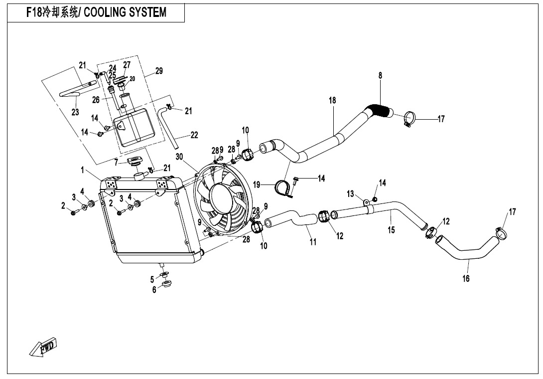 F18-A-V2 - COOLING SYSTEM(OLD)