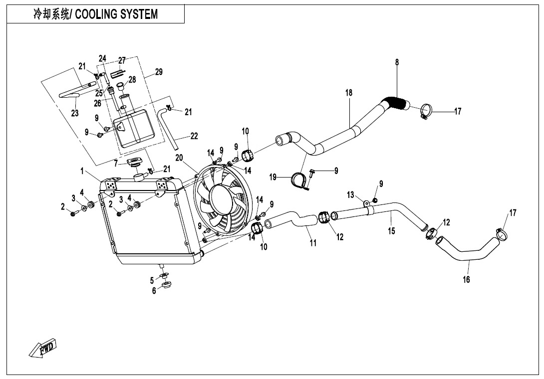 F18-B-V2 - COOLING SYSTEM(NEW)