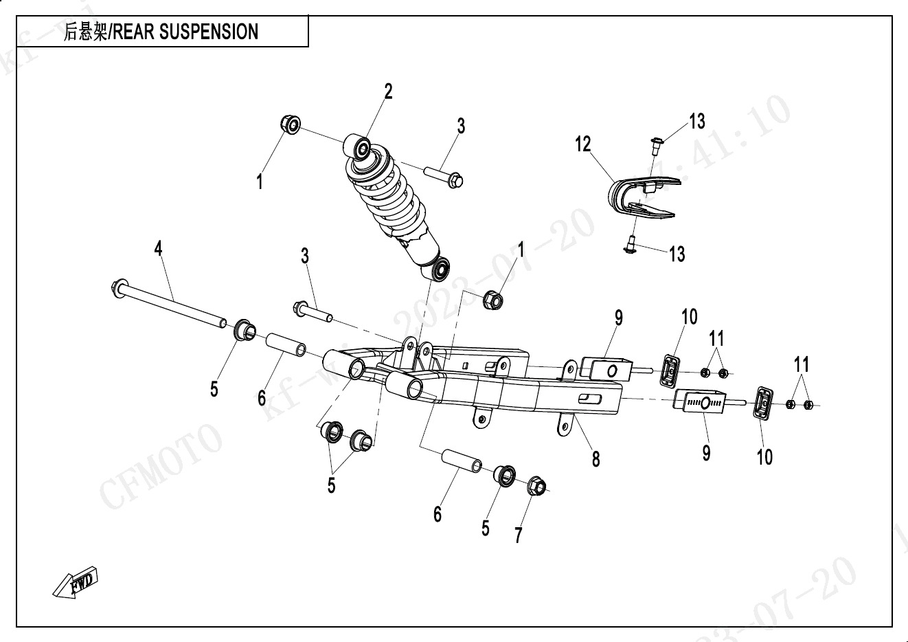F06 - REAR SUSPENSION