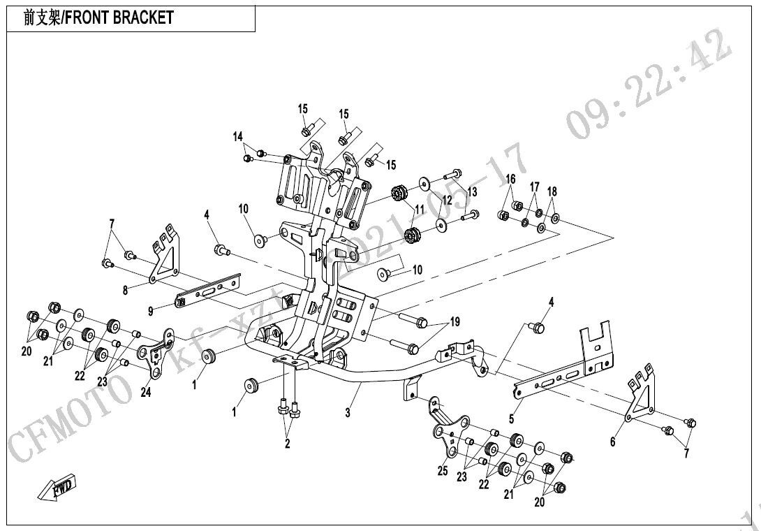 F03-1 - FRONT BRACKET