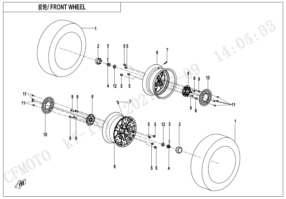 F07 - FRONT WHEEL
