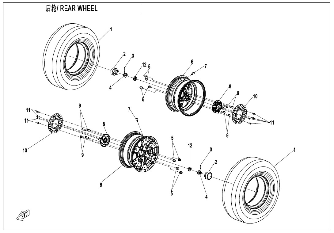F11 - REAR WHEEL