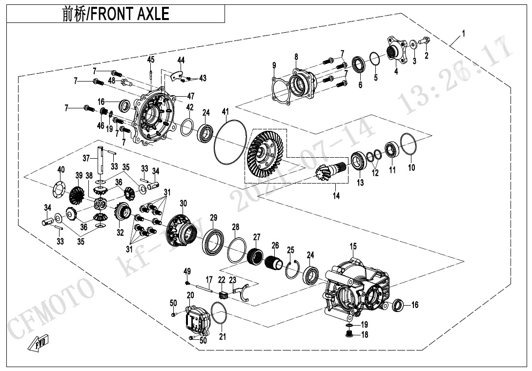 F31 - FRONT AXLE