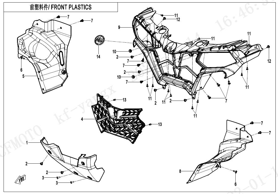 F04-1 - FRONT PLASTICS