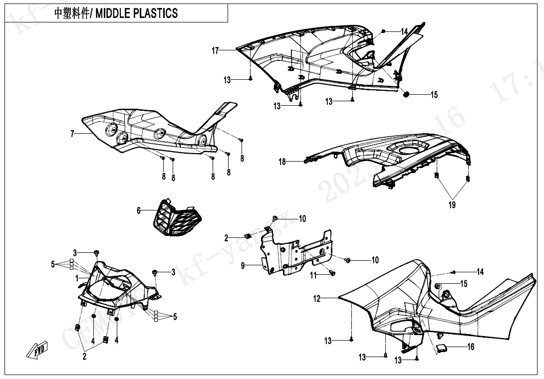F04-3 - MIDDLE PLASTICS