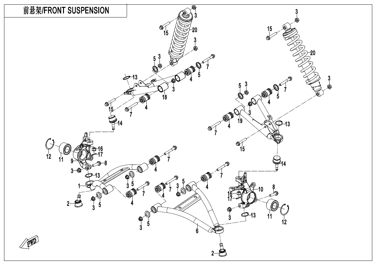 F05 - FRONT SUSPENSION