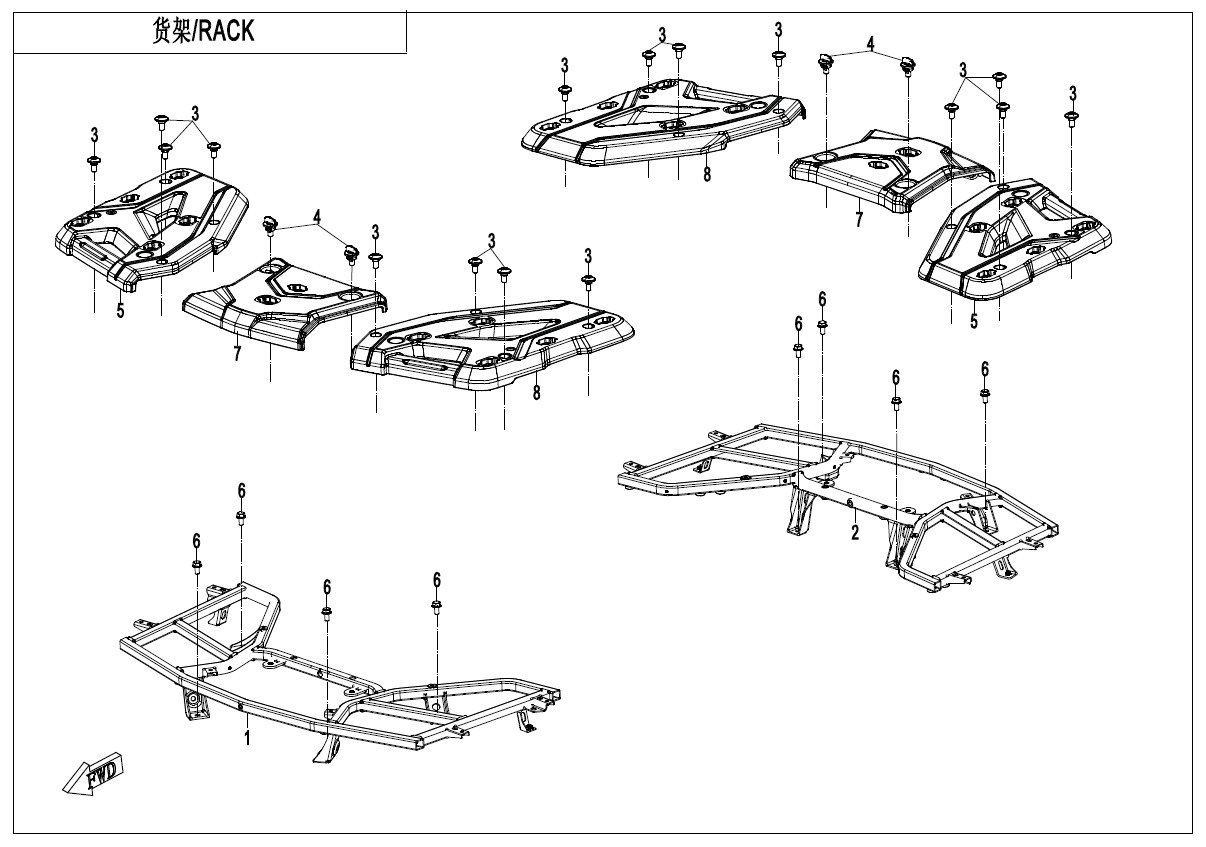 F14-B - RACK(PLASTIC)