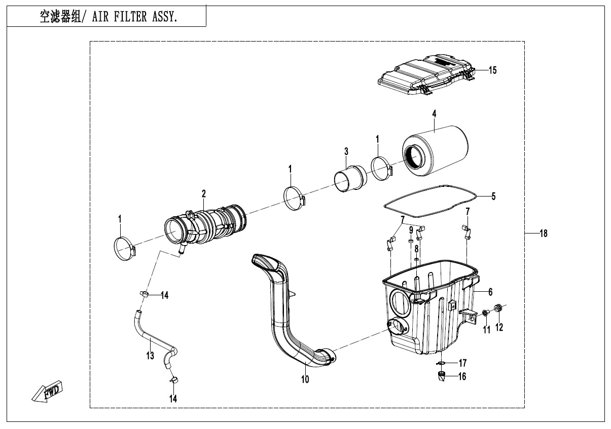 F41-B-V2 - AIR FILTER ASSY