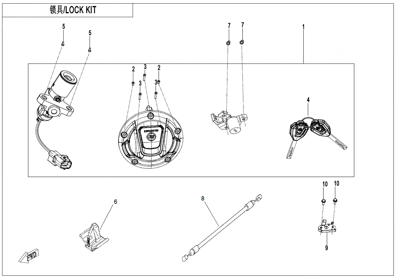 F01 - LOCK KIT