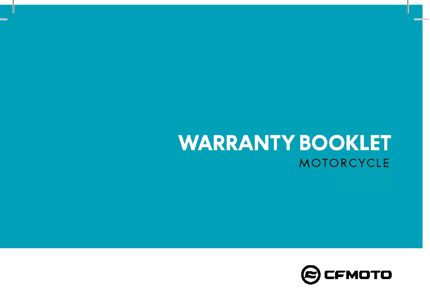 F38-C - AUSTRALIA WARRANTY CARD