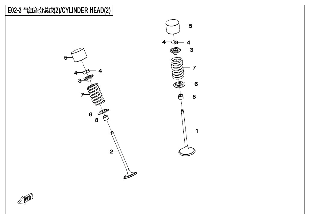E02-3 - CYLINDER HEAD(2)