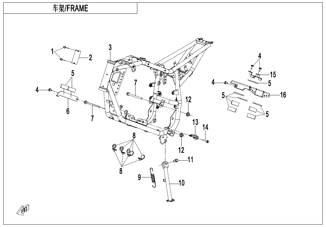 F03 - FRAME ASSY