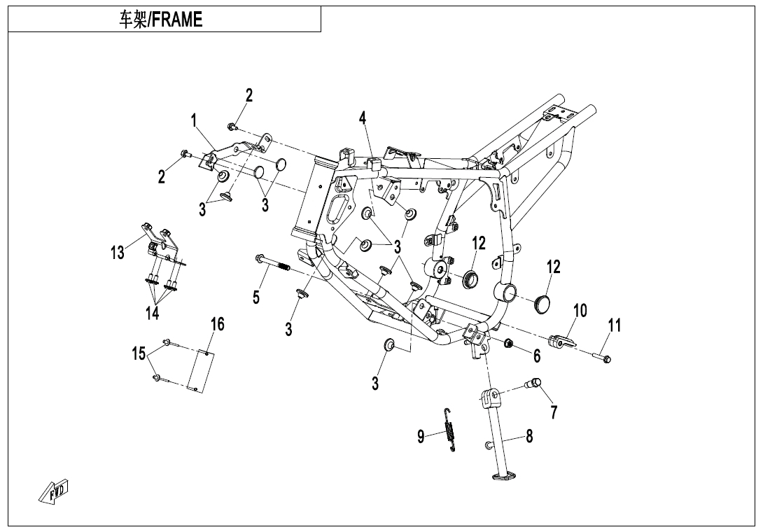 F03 - FRAME ASSY