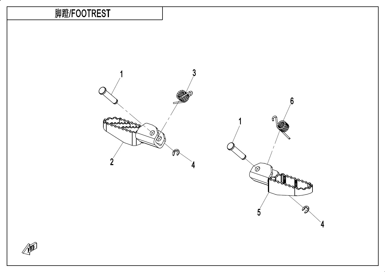 F14 - FOOTREST