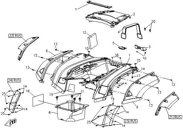 F10 - PLASTIC PARTS - IV