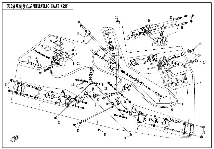 F22 - HYDRAULIC BRAKE