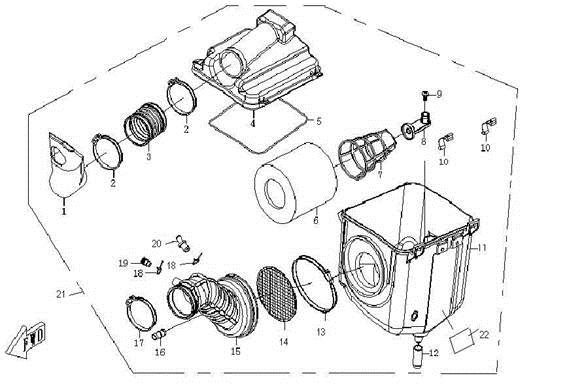 F34 - AIR FILTER ASSY