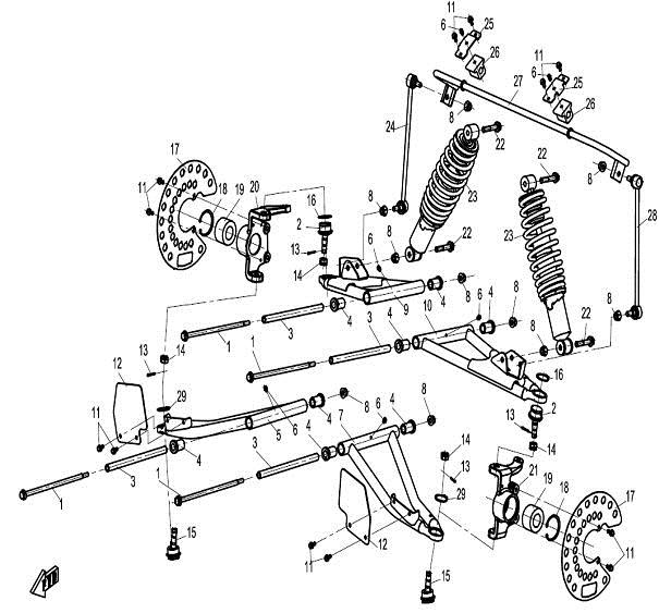F10 - FRONT SUSPENSION