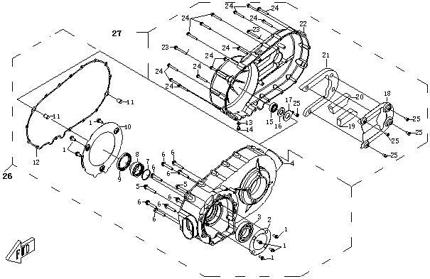 E04  - CVT HOUSING