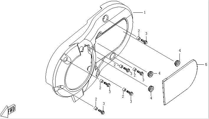E06-1 - LEFT SIDE COVER ASSY