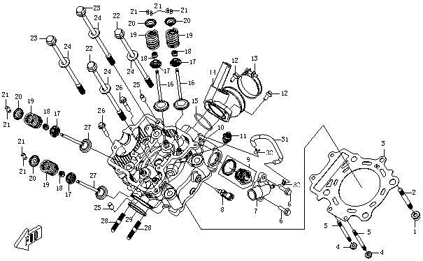 E09 - CYLINDER HEAD