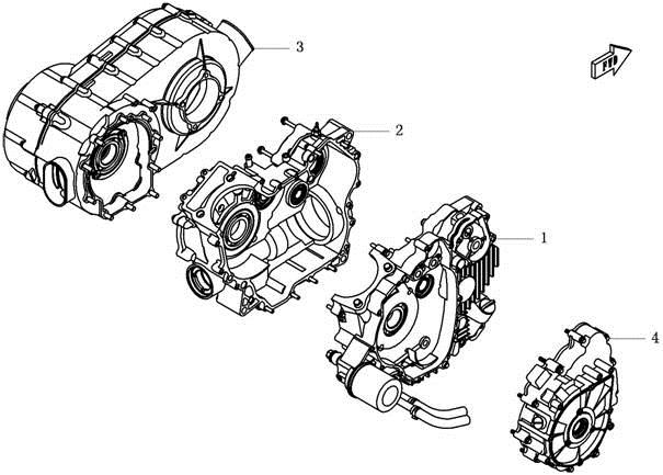 E01 - CRANKCASE ASSY